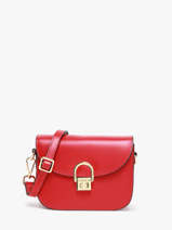 Sac Bandoulire Altair Cuir Etrier Rouge altair EALA081S