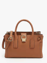 Sac Port� Main S Equestre Cuir Etrier Beige equestre EEQT142S