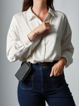 Coin Purse Equestre Leather Etrier Beige equestre EEQT096M-vue-porte