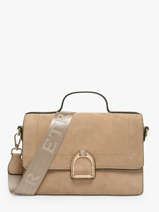 Sac Bandouli�re M Altesse Suede Etrier Beige altesse suede EASU048M