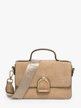 Sac Bandouli�re S Altesse Suede Etrier Beige altesse suede EASU048S