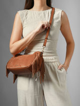 Sac Bandouli�re M Country Etrier Beige country ECOU203M-vue-porte