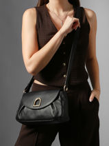 Sac Bandouli�re Shadow Cuir Etrier Noir shadow ESHA163M-vue-porte