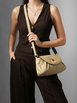 Sac Bandouli�re Shadow Cuir Etrier Beige shadow ESHA163M-vue-porte