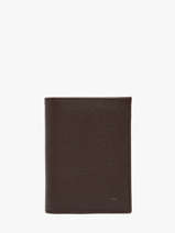 Portefeuille Porte-monnaie Madras Cuir Etrier Marron madras EMAD5016
