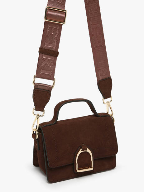 Sac Bandoulière Altesse Suede Etrier Marron altesse suede EASU048X vue secondaire 1