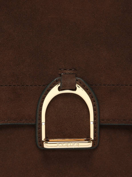 Sac Bandoulière Altesse Suede Etrier Marron altesse suede EASU048X vue secondaire 4