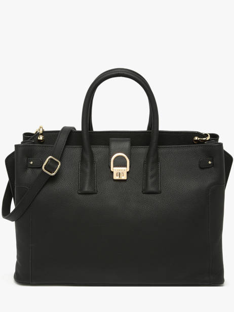 Sac à Main L Equestre Cuir Etrier Noir equestre EEQT142L