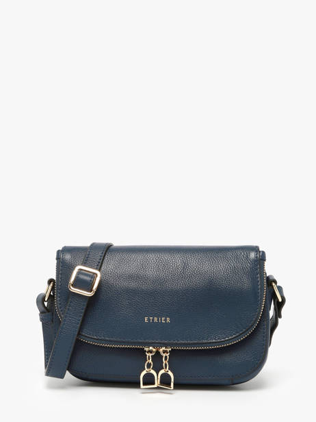 Sac Bandoulière S Tradition Cuir Etrier Bleu tradition ETRA059S