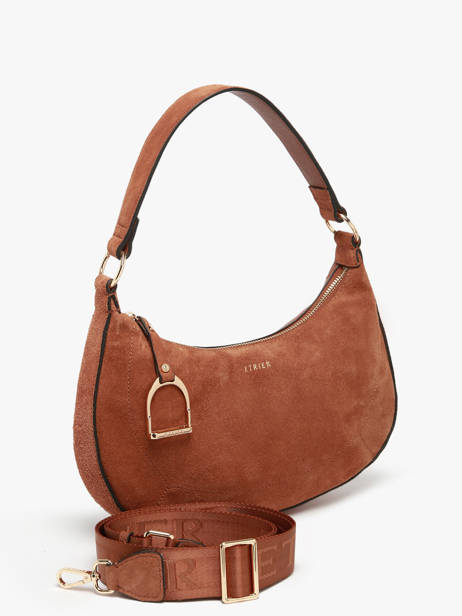 Sac Porté épaule Altesse Suede Cuir Etrier Marron altesse suede EASU017M vue secondaire 2