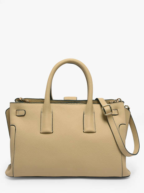 Sac Porté Main M Equestre Cuir Etrier Beige equestre EEQT142M vue secondaire 4