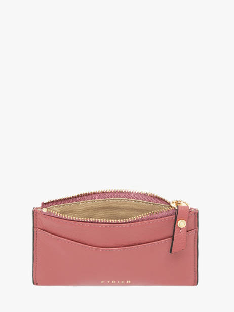 Porte-cartes Tradition Cuir Etrier Rose tradition ETRA094M vue secondaire 1