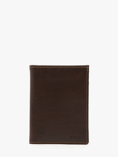 Portefeuille Porte-cartes Oil Cuir Etrier Marron oil EOIL5016
